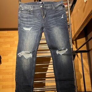Hollister stacked skinny jeans